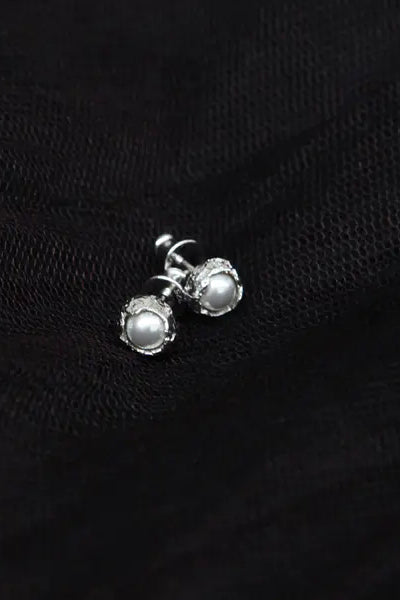 YVMIN Filled Sugar Ball Pearl Earrings 13122 (pair)
